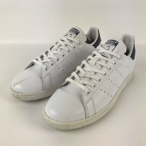 Adidas Stan Smith White Trefoil Low Top Shoes 9.5